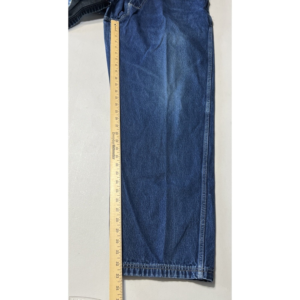 Vintage Willie Esco Duns Jeans Mens 38x34 Blue Pants Baggy Loose 90s Y2K Hip Hop - Picture 14 of 16
